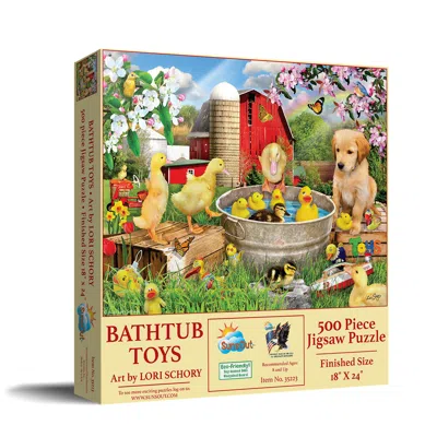 Sunsout Bathtub Toys 500 Piece Jigsaw Puzzle For Adults In Multi