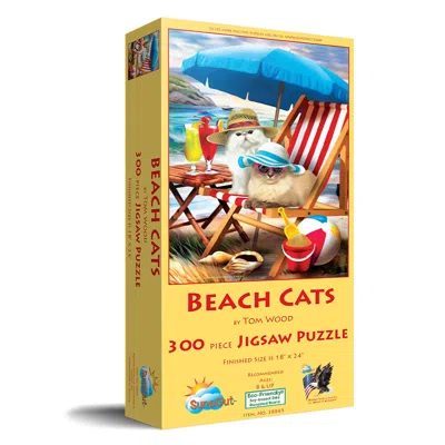 Sunsout Beach Cats 300 Piece Jigsaw Puzzle For Adults In Multi