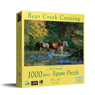 Sunsout Bear Creek Crossing 1000 Piece Jigsaw Puzzle For Adults In Multi