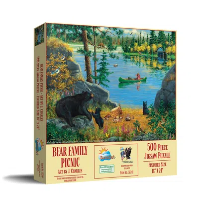 Sunsout Bear Family Picnic 500 Piece Jigsaw Puzzle For Adults In Multi