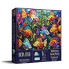 Sunsout Beta Fish Stained Glass 1000 Piece Jigsaw Puzzle For Adults In Multi