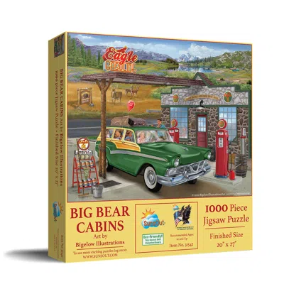 Sunsout Big Bear Cabins 1000 Piece Jigsaw Puzzle For Adults In Multi