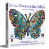 Sunsout Birds, Flowers And Butterflies 1000 Piece Jigsaw Puzzle For Adults Special Shape In Multi
