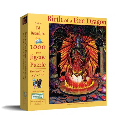 Sunsout Birth Of A Fire Dragon 1000 Piece Jigsaw Puzzle For Adults In Multi