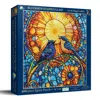 Sunsout Bluebirds Stained Glass 500 Piece Jigsaw Puzzle For Adults In Multi