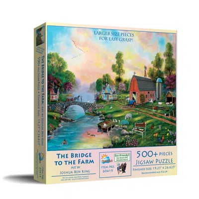 Sunsout Bridge To The Farm 500 Piece Jigsaw Puzzle For Adults Large Pieces In Multi