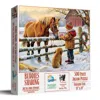 Sunsout Buddies Sharing 500 Piece Jigsaw Puzzle For Adults In White
