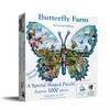 Sunsout Butterfly Farm 1000 Piece Jigsaw Puzzle For Adults Special Shape In Multi