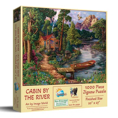 Sunsout Cabin By The River 1000 Piece Jigsaw Puzzle For Adults