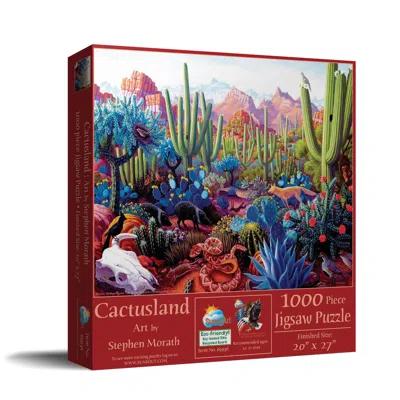 SUNSOUT CACTUSLAND 1000 PIECE JIGSAW PUZZLE FOR ADULTS