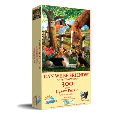 Sunsout Can We Be Friends 300 Piece Jigsaw Puzzle For Adults In Multi