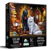 Sunsout Cats And Clocks 1000 Piece Jigsaw Puzzle For Adults In Black