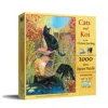 Sunsout Cats And Koi 1000 Piece Jigsaw Puzzle For Adults In Multi