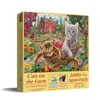 Sunsout Cats On The Farm 1000 Piece Jigsaw Puzzle For Adults In Yellow