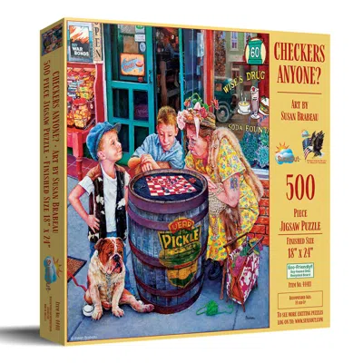 Sunsout Checkers Anyone? 500 Piece Jigsaw Puzzle For Adults In Multi