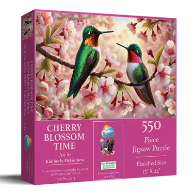 Sunsout Cherry Blossom Time 550 Piece Jigsaw Puzzle For Adults
