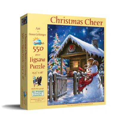 Sunsout Christmas Cheer 550 Piece Jigsaw Puzzle For Adults Christmas In Multi