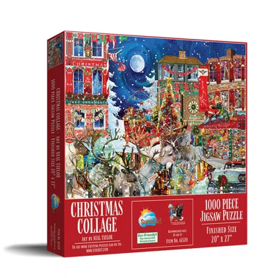 Sunsout Christmas Collage 1000 Piece Jigsaw Puzzle For Adults Christmas In Multi