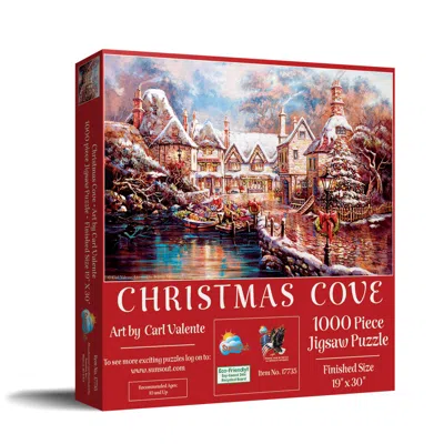 Sunsout Christmas Cove 1000 Piece Jigsaw Puzzle For Adults Christmas In Red