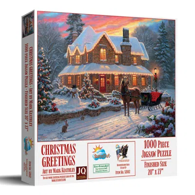 Sunsout Christmas Greetings 1000 Piece Jigsaw Puzzle For Adults Christmas In Multi