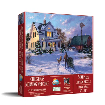 Sunsout Christmas Morning Welcome 500 Piece Jigsaw Puzzle For Adults Christmas In Multi