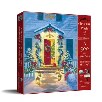 Sunsout Christmas Porch 500 Piece Jigsaw Puzzle For Adults Christmas In Red