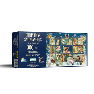 Sunsout Christmas Snow Angels 300 Piece Jigsaw Puzzle For Adults Christmas In Blue