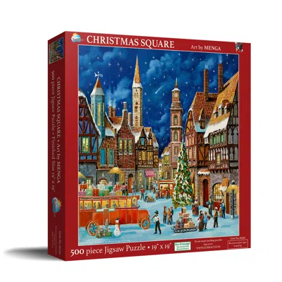 Sunsout Christmas Square 500 Piece Jigsaw Puzzle For Adults Christmas In Red