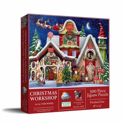 Sunsout Christmas Workshop 500 Piece Jigsaw Puzzle For Adults Christmas In Multi