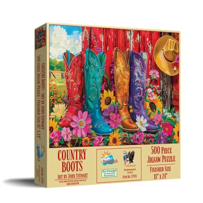 Sunsout Country Boots 500 Piece Jigsaw Puzzle For Adults In Multi