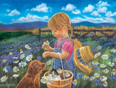 Sunsout Country Girl 500 Piece Jigsaw Puzzle For Adults In Multi