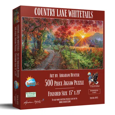 Sunsout Country Lane Whitetails 500 Piece Jigsaw Puzzle For Adults In Multi