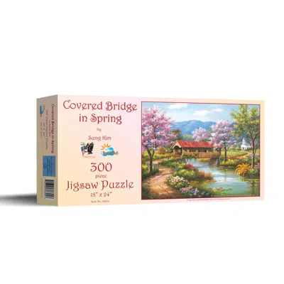 Sunsout Covered Bridge In Spring 300 Piece Jigsaw Puzzle For Adults In Multi