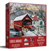 Sunsout Creek Bridge 500 Piece Jigsaw Puzzle For Adults Christmas In Multi