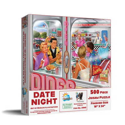 Sunsout Date Night 500 Piece Jigsaw Puzzle For Adults In Multi