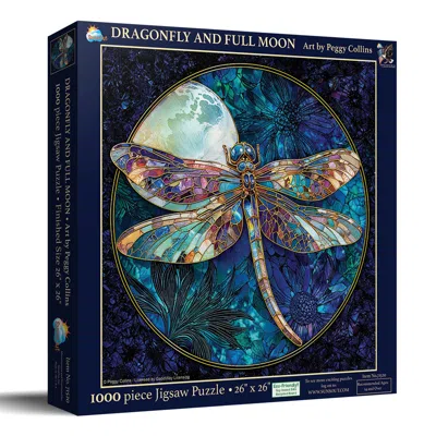 Sunsout Dragonfly And Full Moon 1000 Piece Jigsaw Puzzle For Adults