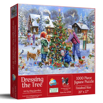 Sunsout Dressing The Tree 1000 Piece Jigsaw Puzzle For Adults In Multi