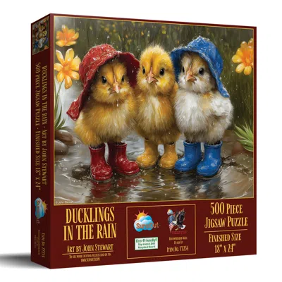 Sunsout Ducklings In The Rain 500 Piece Jigsaw Puzzle For Adults