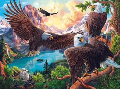 Sunsout Eagle Dance 1000 Piece Jigsaw Puzzle For Adults In Multi