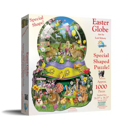 Sunsout Easter Globe 1000 Piece Jigsaw Puzzle For Adults Special Shape Easter In Multi