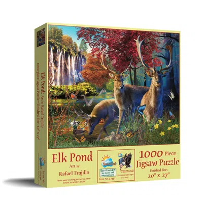 Sunsout Elk Pond 1000 Piece Jigsaw Puzzle For Adults In Multi