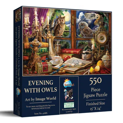 Sunsout Evening With Owls 550 Piece Jigsaw Puzzle For Adults In Multi