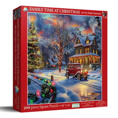 Sunsout Family Time At Christmas 500 Piece Jigsaw Puzzle For Adults Christmas In Multi