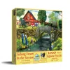 Sunsout Fishing Down By The Stream 1000 Piece Jigsaw Puzzle For Adults In Multi