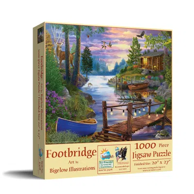 Sunsout Footbridge 1000 Piece Jigsaw Puzzle For Adults In Multi