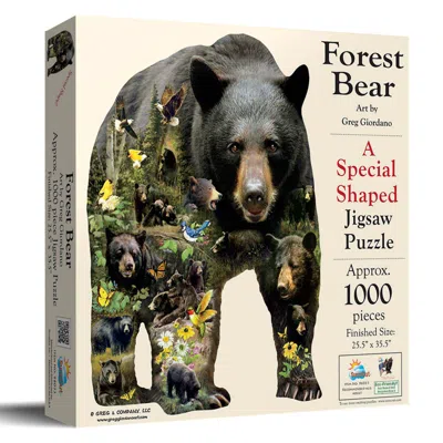 Sunsout Forest Bear 1000 Piece Jigsaw Puzzle For Adults Special Shape In Multi