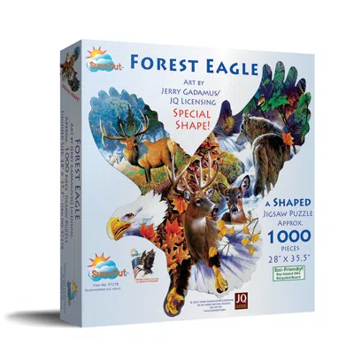 Sunsout Forest Eagle 1000 Piece Jigsaw Puzzle For Adults Special Shape In Multi