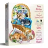 Sunsout Free Kitties 1000 Piece Jigsaw Puzzle For Adults Special Shape In Multi