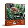 Sunsout Friends Of The Forest 500 Piece Jigsaw Puzzle For Adults In White