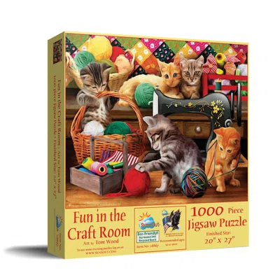 Sunsout Fun In The Craft Room 1000 Piece Jigsaw Puzzle For Adults In Multi